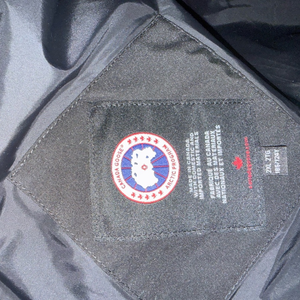 Canada Goose Arctic Program Black Jacket with Fur Hood